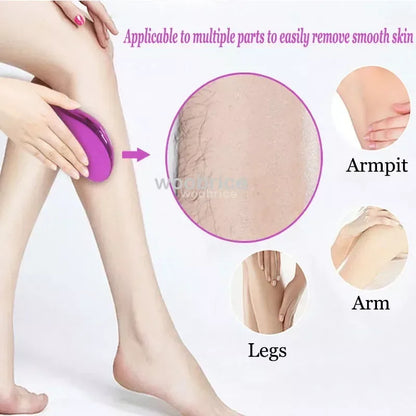 Hot Crystal Hair Removal Eraser - Painless & Reusable