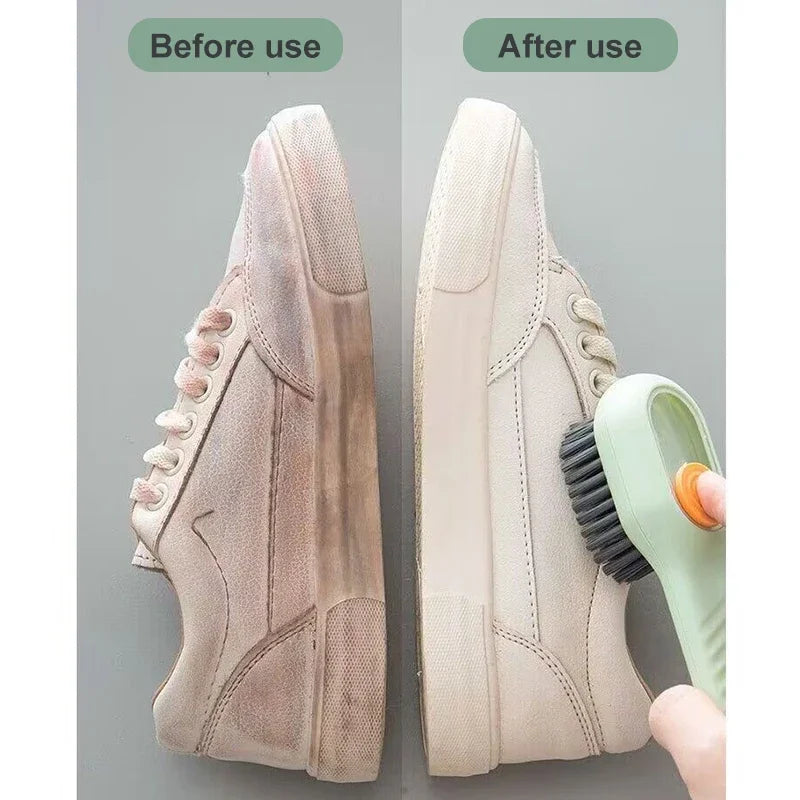 Automatic Liquid Shoes Brush - Soft Bristle Cleaning & Scrubbing