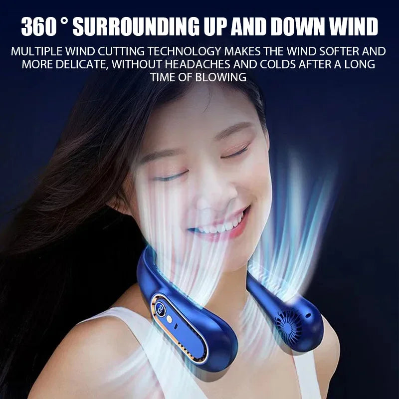 Xiaomi MIJIA 5-Gear Bladeless Neck Fan - USB Rechargeable