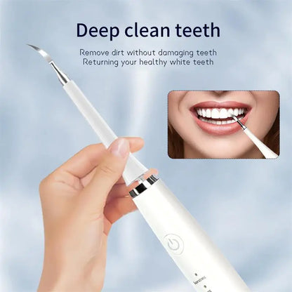 6-in-1 Ultrasonic Dental Cleaner: Electric toothbrush with tartar and plaque remover