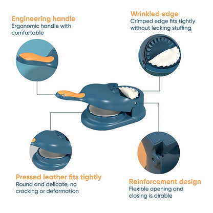 Plastic Dumpling Maker Mold - Walnut & Rice Cake Press