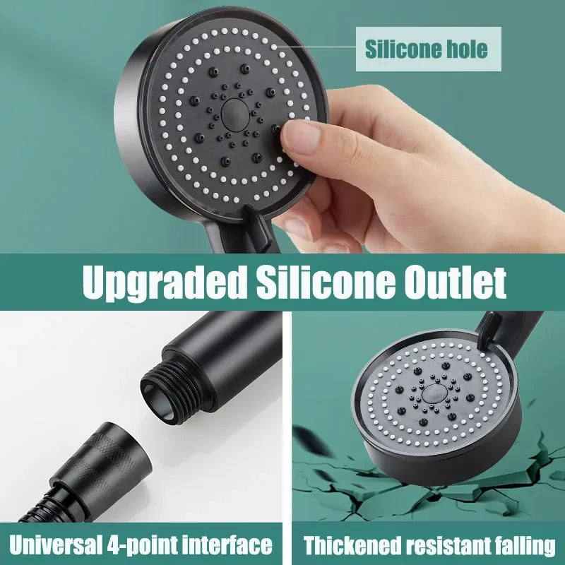 Adjustable Black Shower - wowamzing