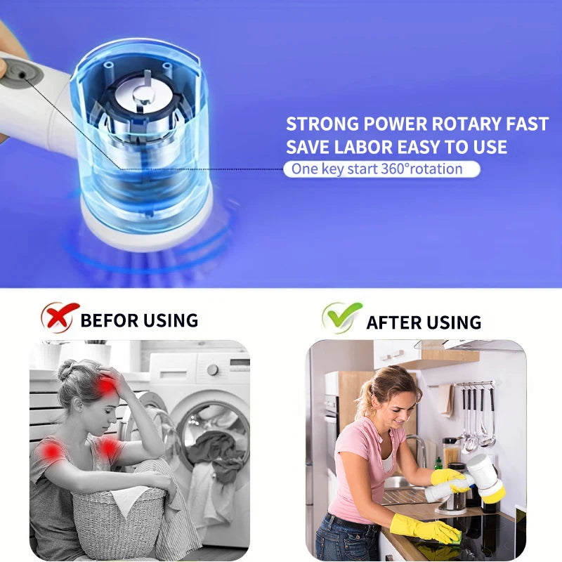 Electric Cleaning Brush - wowamzing