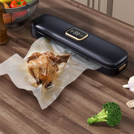 Automatic Vacuum Sealing Machine 90W for Dry & Wet Products