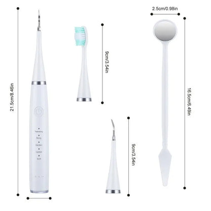 6-in-1 Ultrasonic Dental Cleaner: Electric toothbrush with tartar and plaque remover