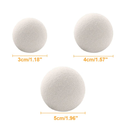 Reusable Wool Dryer Balls - 5cm Laundry Softener