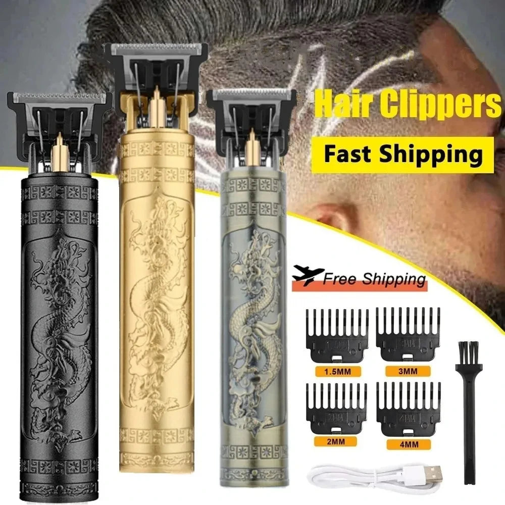 2024 Vintage Hair Clippers: Rechargeable and professional for hair and beard