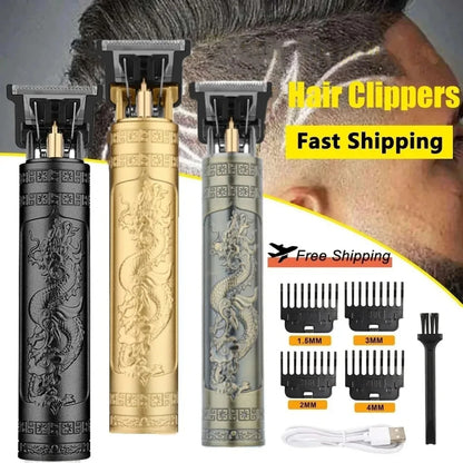 2024 Vintage Hair Clippers: Rechargeable and professional for hair and beard